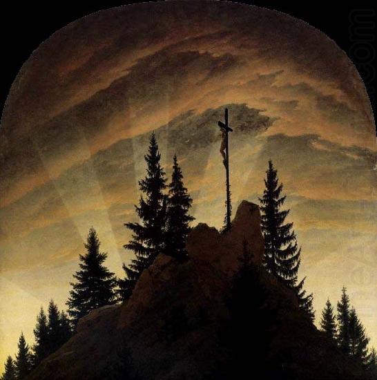 Caspar David Friedrich Cross in the Mountains china oil painting image